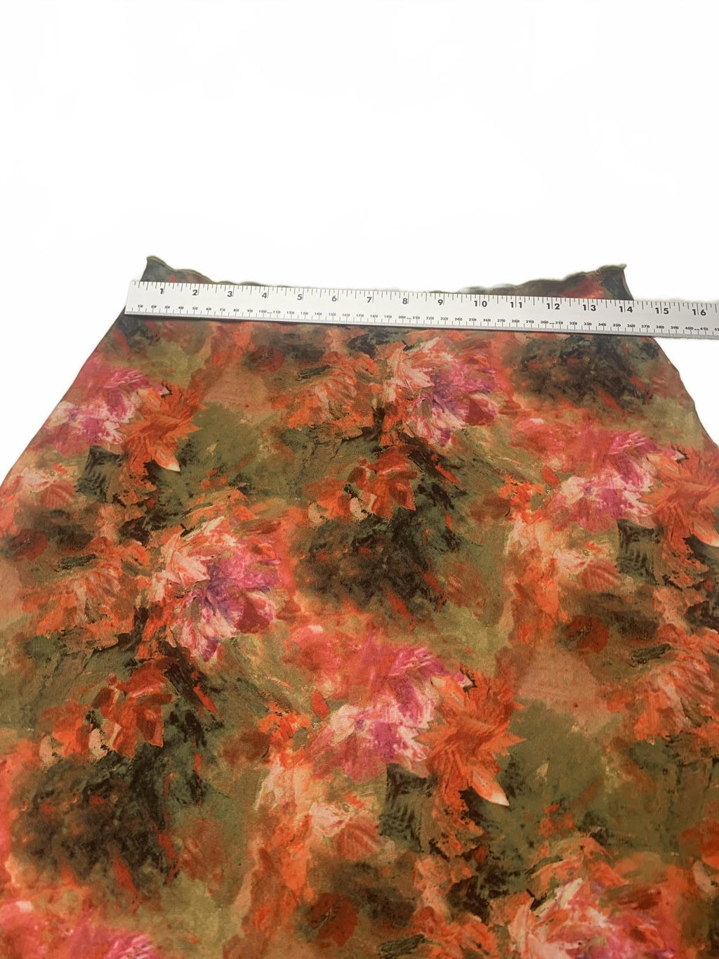 Haystacks Sz M Colorful Chic Floral Boho Artwear Reversible A- Line Skirt USA