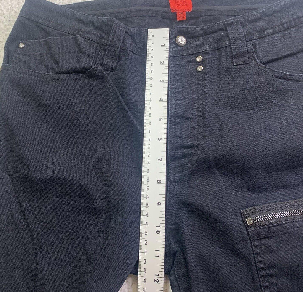 Vaqueros Zack Fifth Avenue para hombre, talla 34, color negro