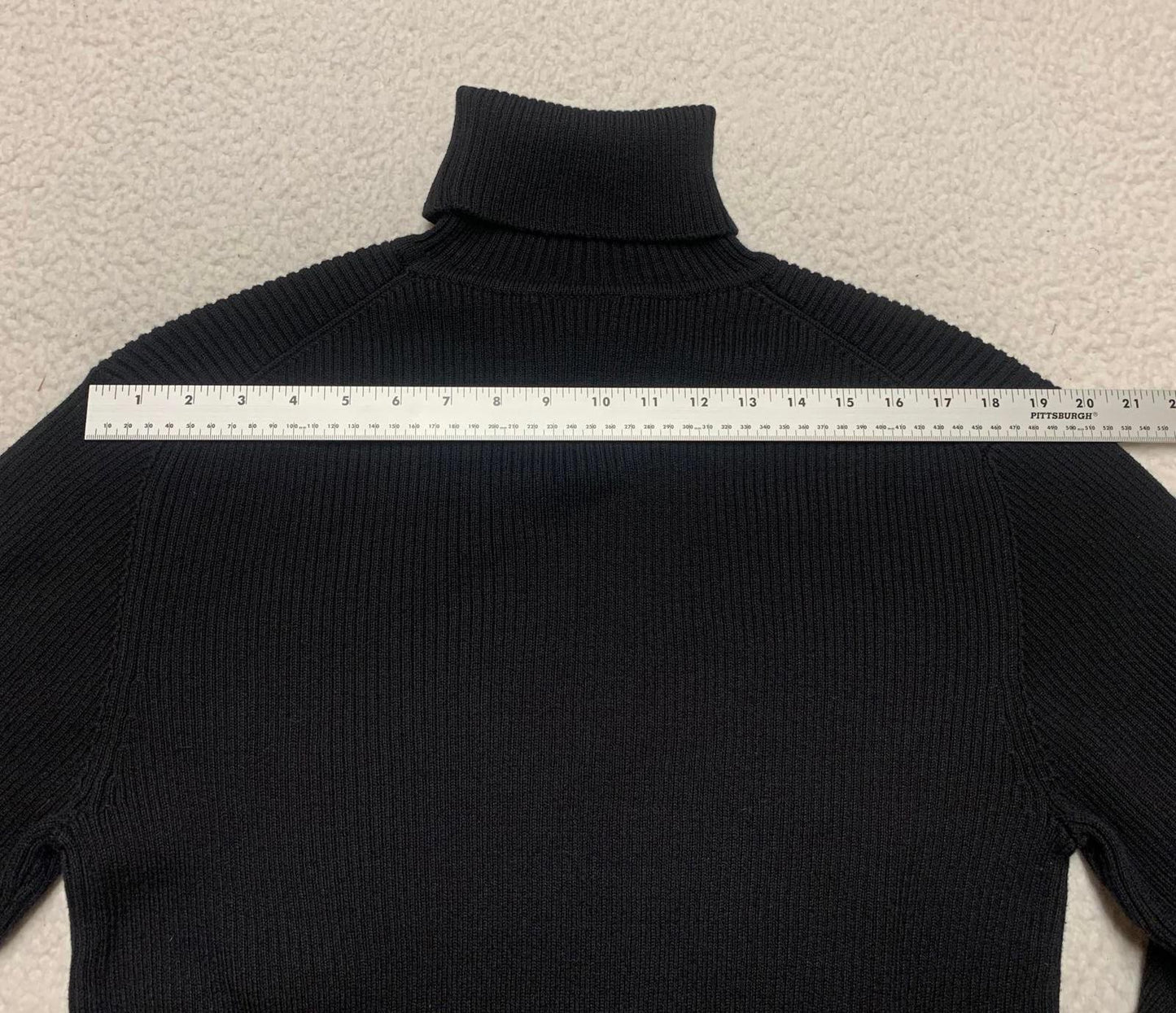 Polo Jeans Co Ralph Lauren Size XLarge Ribbed Black Turtleneck Sweater