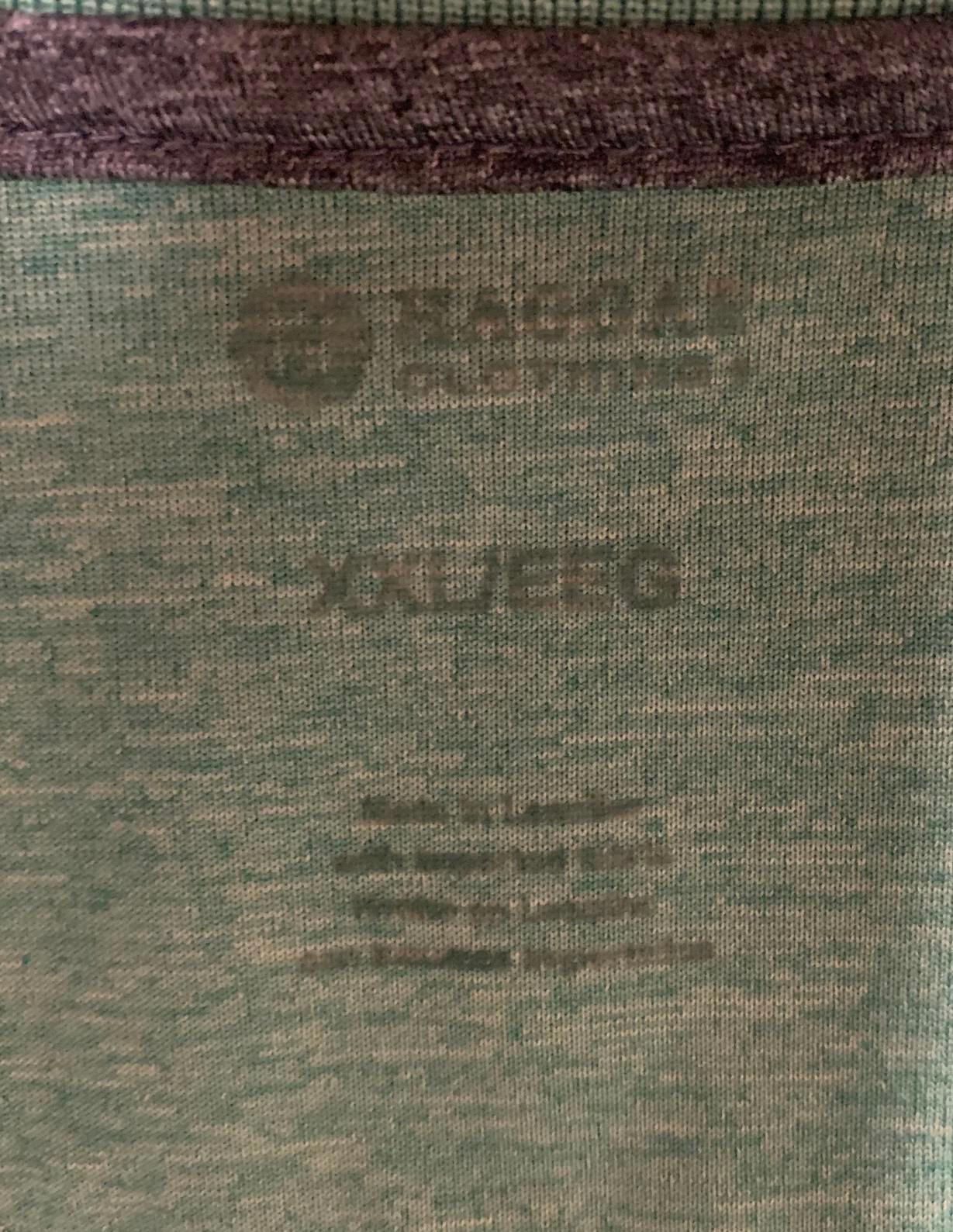Haggar Mens Size XXLarge Green Comfort Fit Polo Shirt