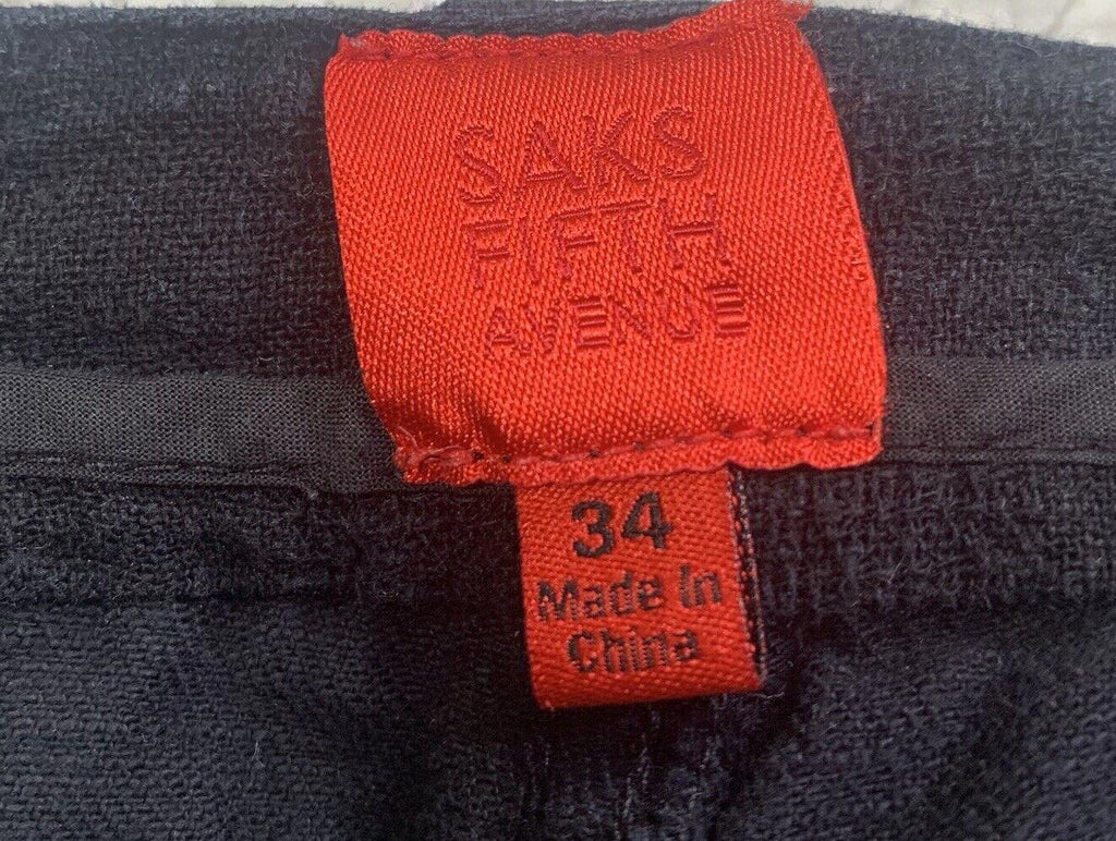 Vaqueros Zack Fifth Avenue para hombre, talla 34, color negro