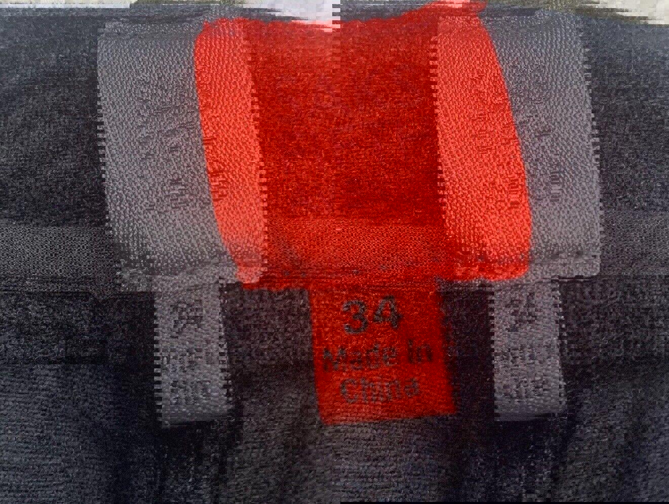 Vaqueros Zack Fifth Avenue para hombre, talla 34, color negro