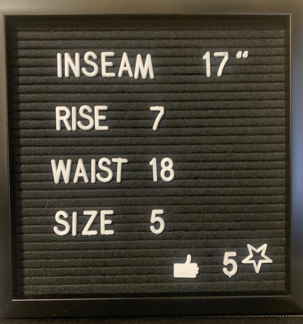 Vaqueros Gap Kids 'Just Like Mom' talla 5 para niñas, ancho 18 x largo 17 cm (talla real)