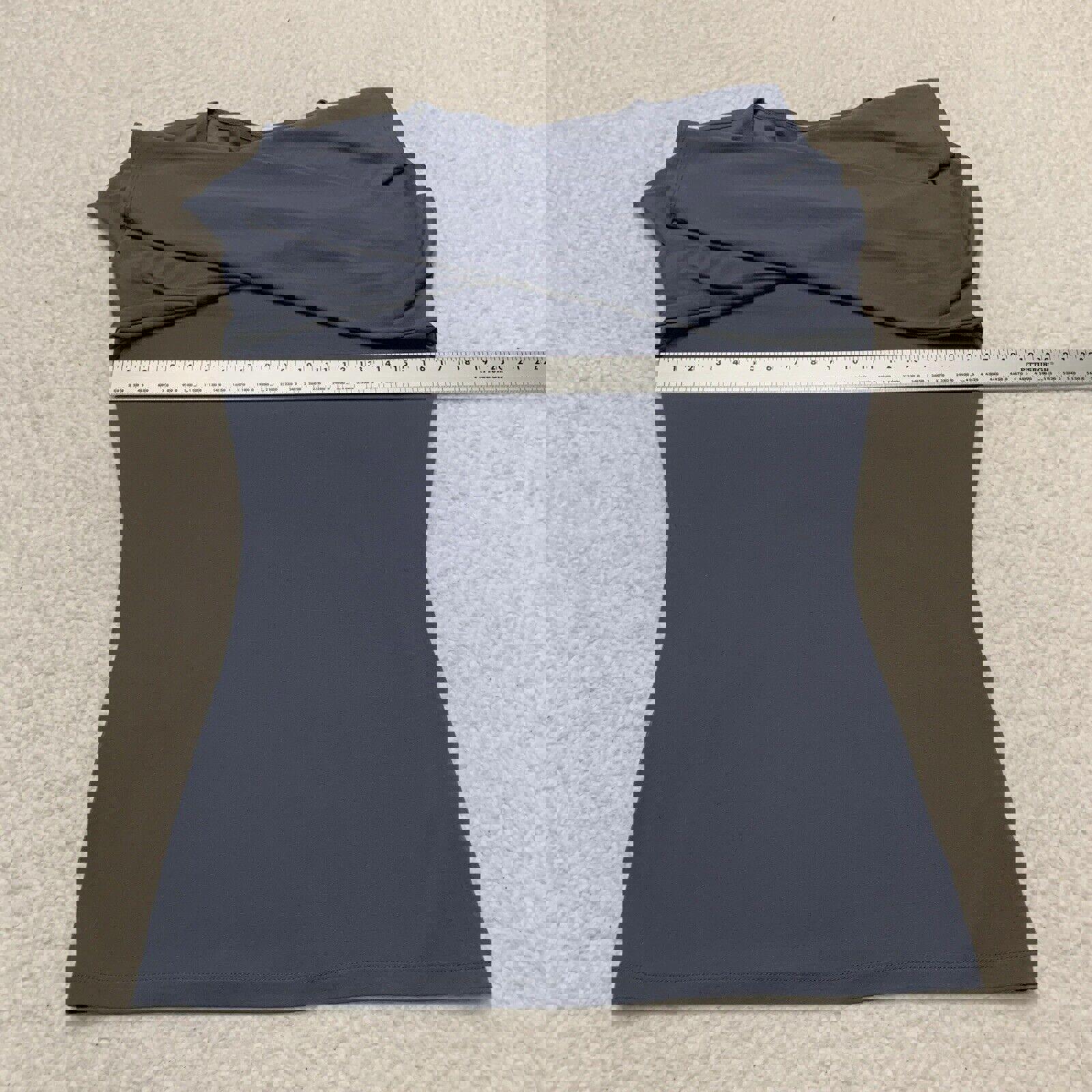 Camiseta azul de cuello redondo suave para mujer, talla pequeña, 32 grados de calor, para ponerse debajo