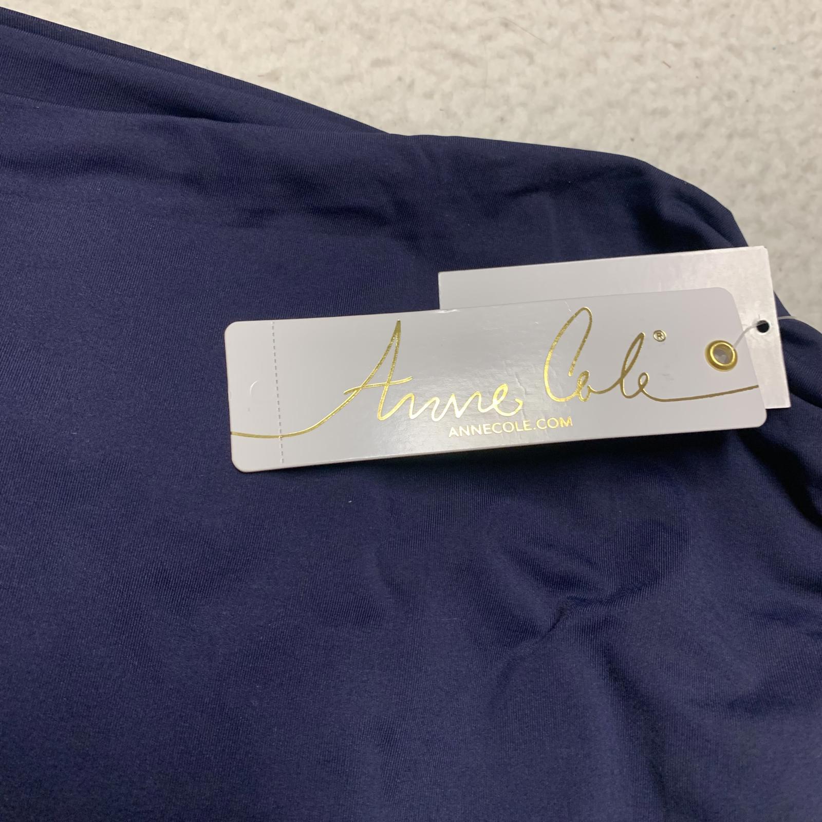 Parte de abajo de bikini para mujer Anne Cole, talla grande 24W, azul marino, convertible en 3 posiciones