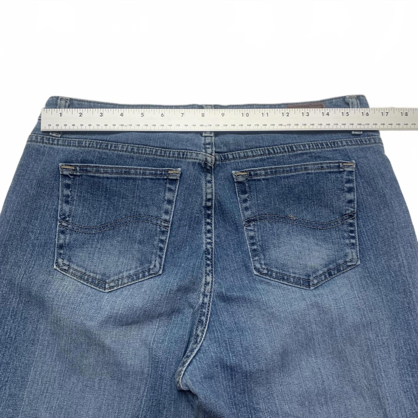 Vaqueros Lee para mujer, talla 14, lavado claro, azul, pierna recta, natural