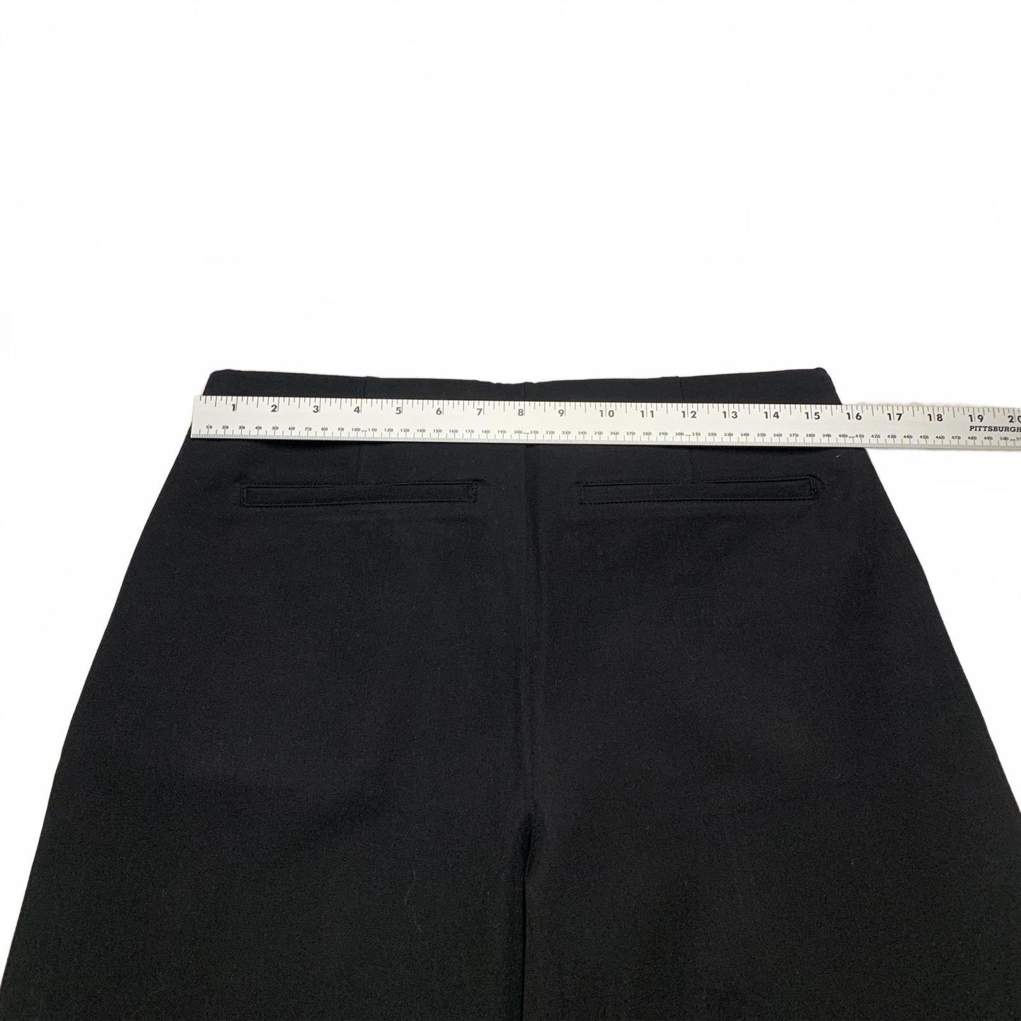 Old Navy Women's Petite L Black Pixie Wide Leg Comfort Waistband 31.5 x 27.5