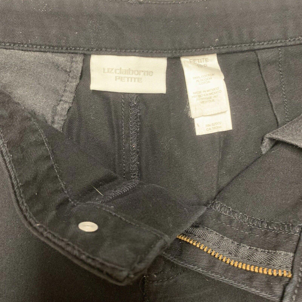 Jeans Liz Claiborne para mujer, talla 10 P Petite, Lizwear Cropped