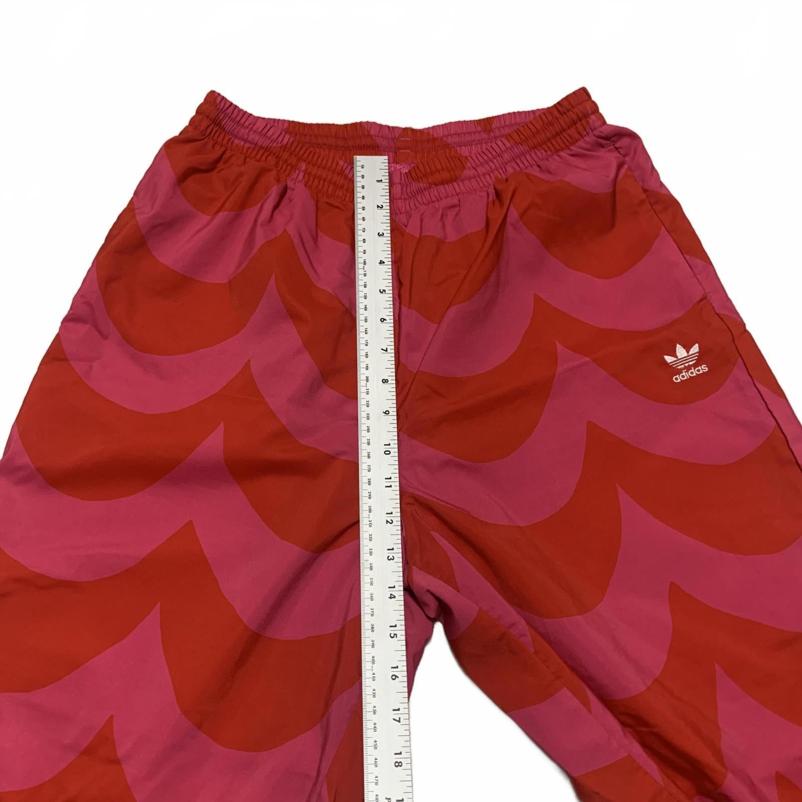 Pantalones deportivos Adidas Marimekko Primegreen para mujer, talla 8-10, color rojo fucsia