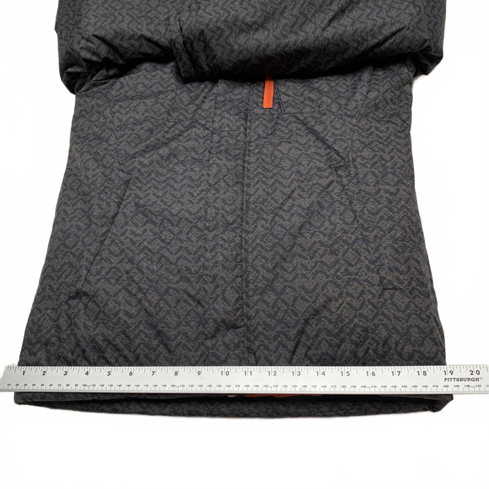 Chaqueta aislante con capucha y color negro y naranja de Columbia, talla grande para hombre