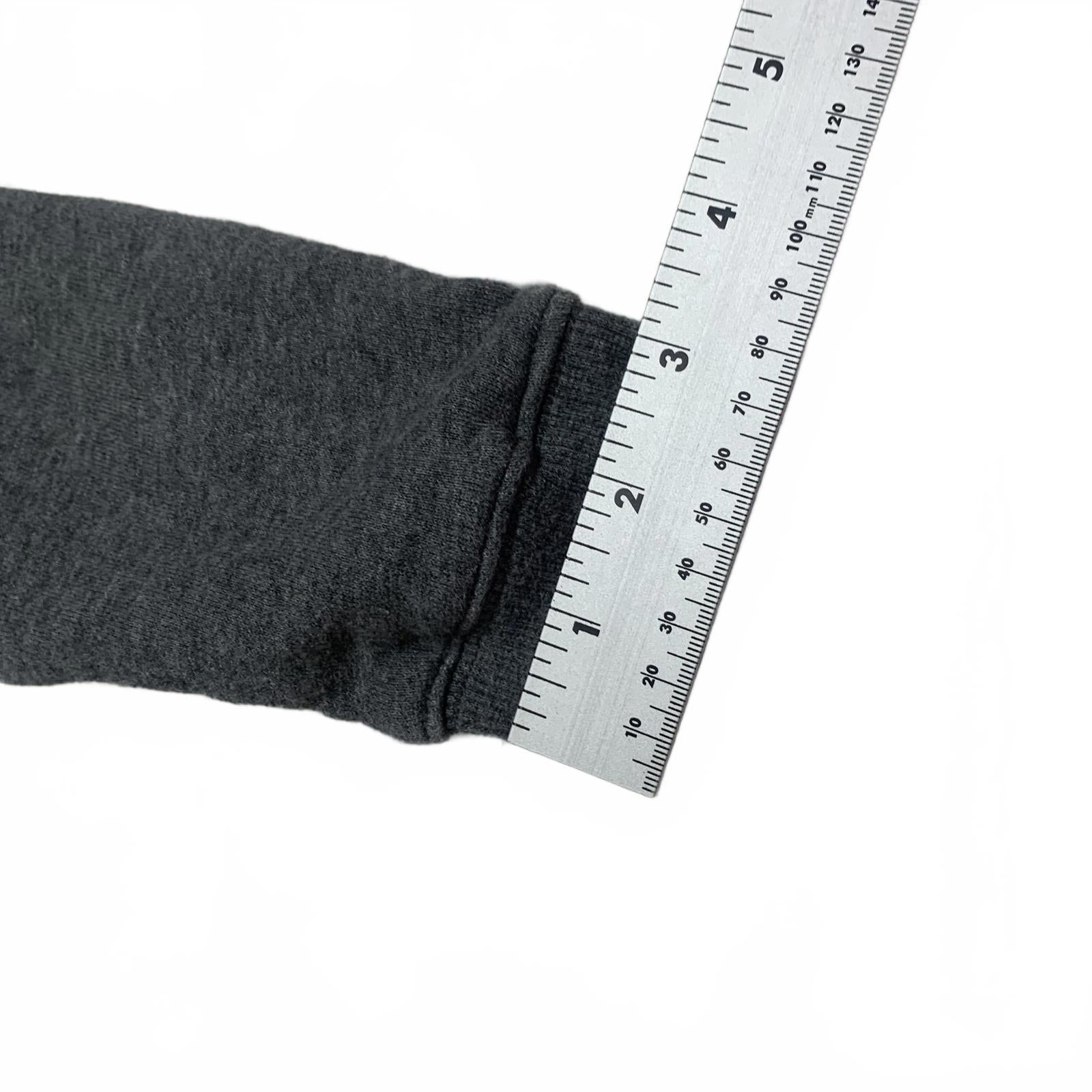 Camisa con capucha de franela azul gris Brums para niños, talla 5, algodón