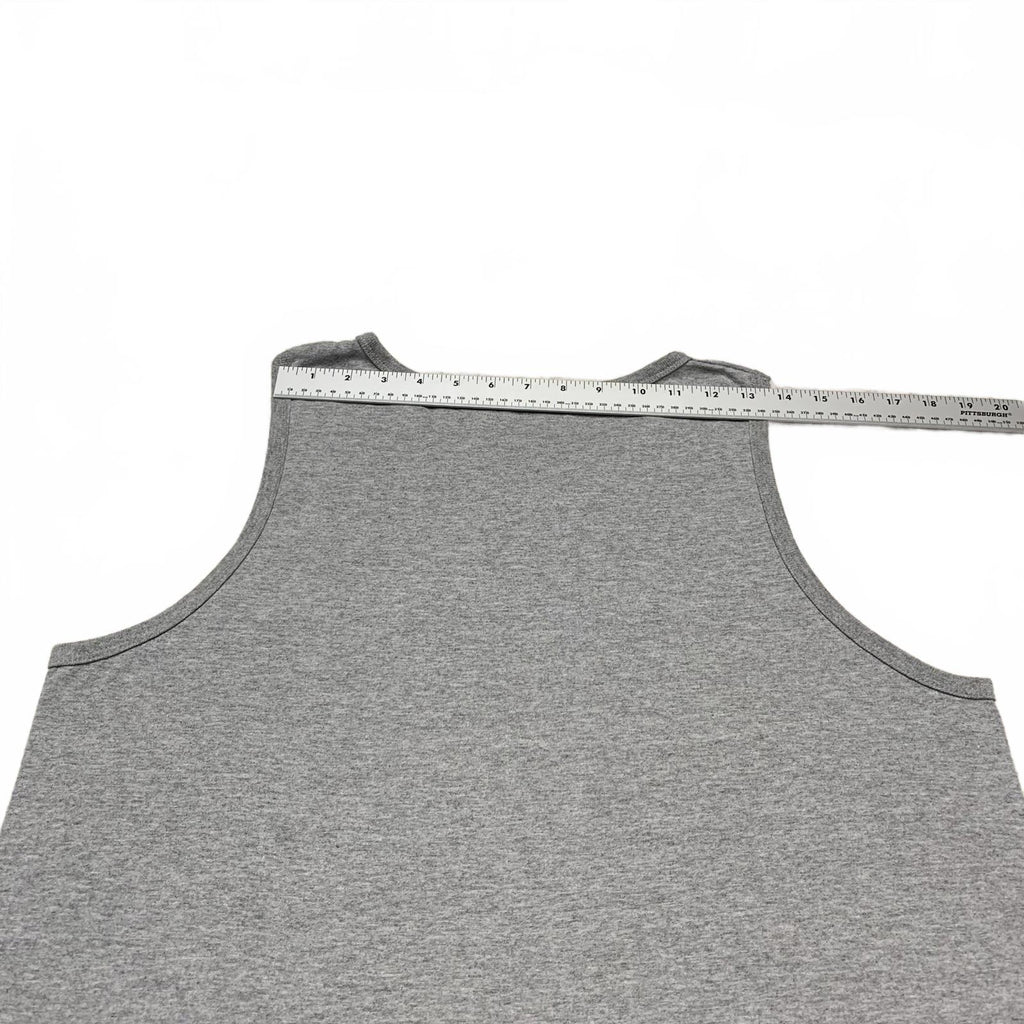 Camiseta sin mangas con gráfico Brooklyn gris, talla grande, para hombre de American Rag