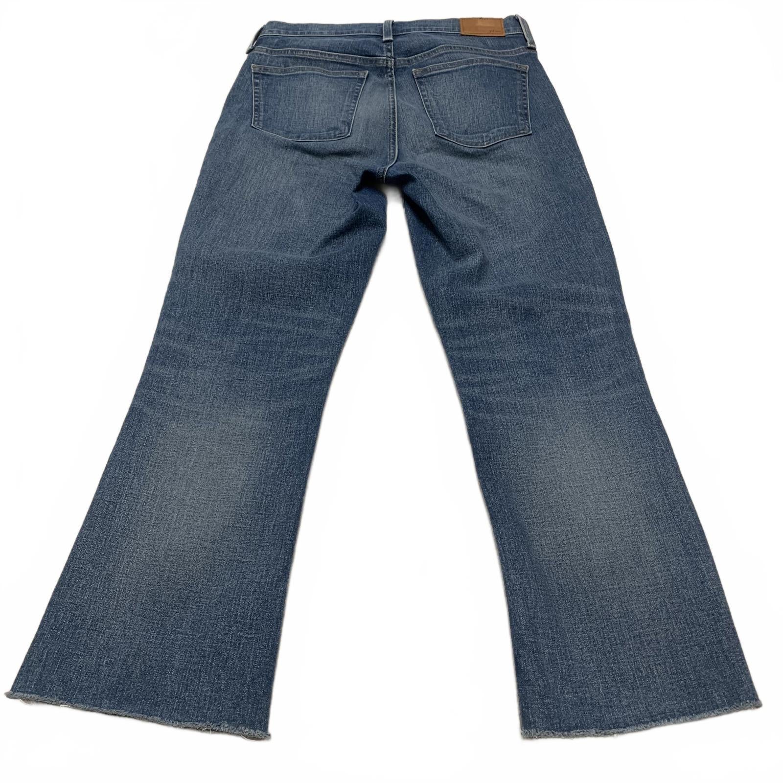 Vaqueros acampanados de mezclilla azul J.Crew para mujer, talla 29, 30 x 25,5