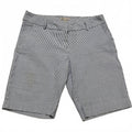 VTG Lila Rose Womens Striped Bermuda Stretch Shorts Sz 10 W32