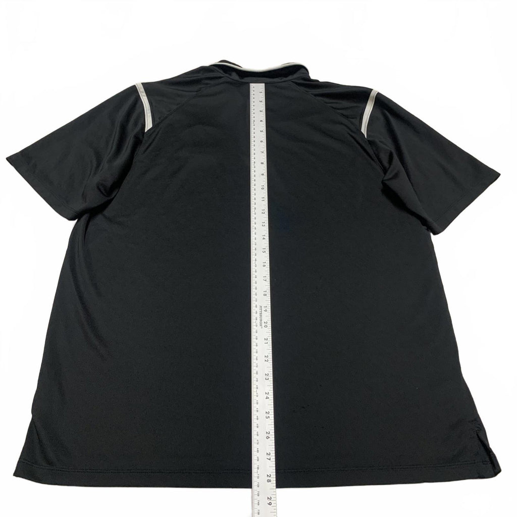 Polo de lacrosse Nike DRI-FIT para hombre, talla grande, color negro