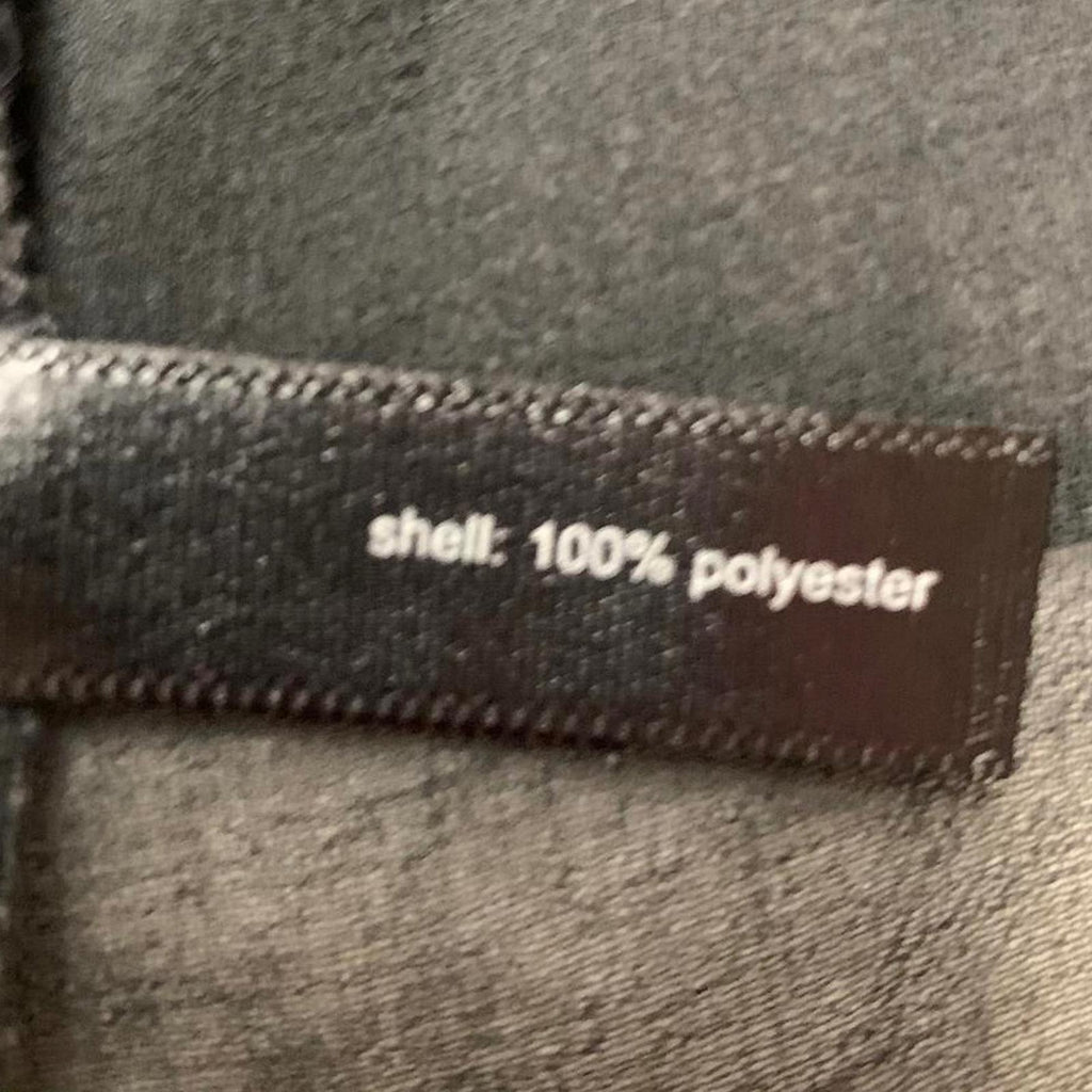 Blusa negra sin mangas con escote tachonado, talla XS para mujer, limitada