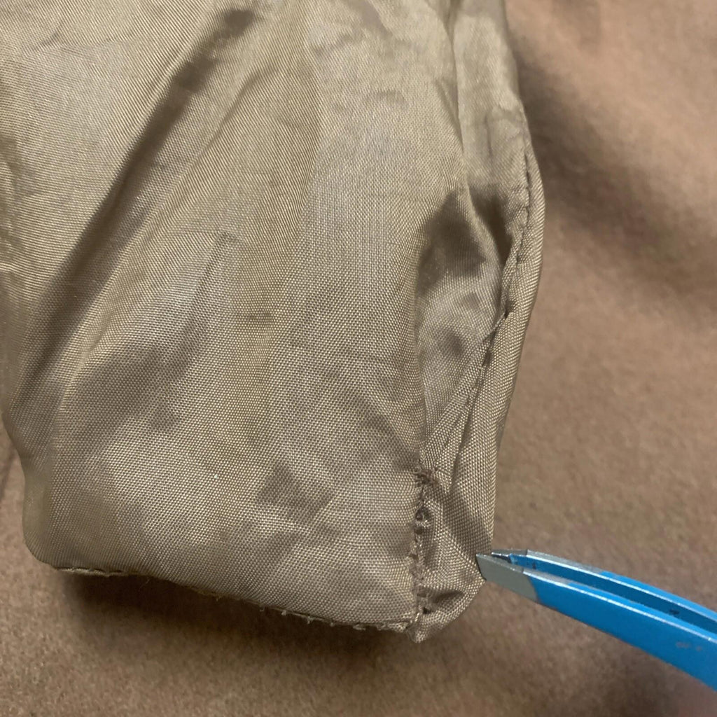 Cartonnier Wool Blazer Coat Women’s Small Brown Oversized Boyfriend 3/4 Sleeve