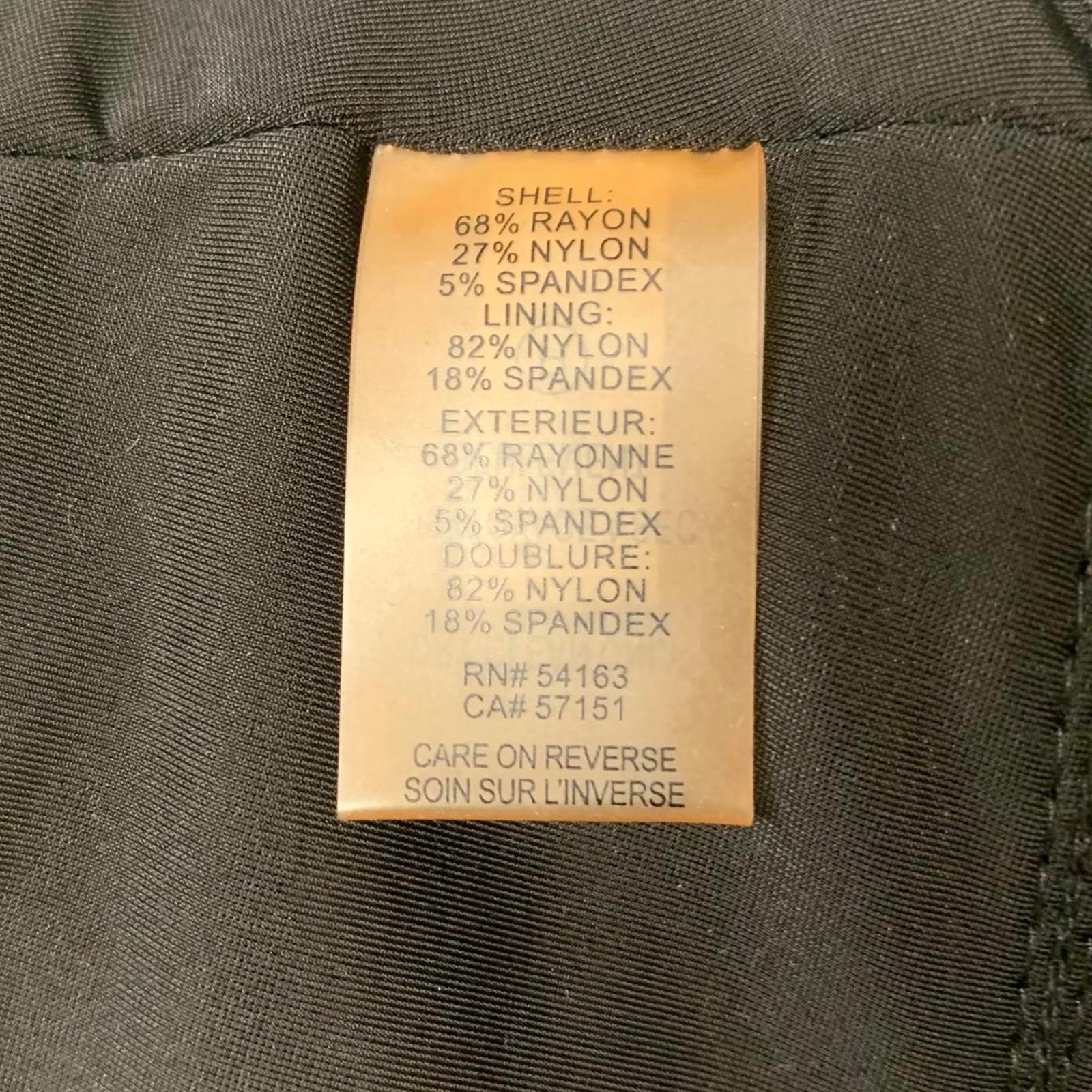 Falda tubo elegante negra de Ivanka Trump para mujer, elástica, de 76 cm de cintura, sin cierres