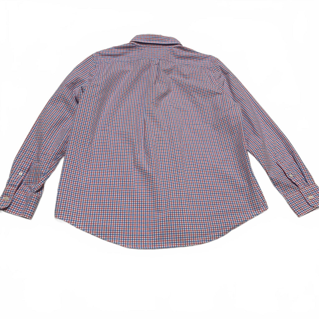 Camisa con botones Murray de corte entallado a cuadros rojos y azules grandes para hombre de Vineyard Vines