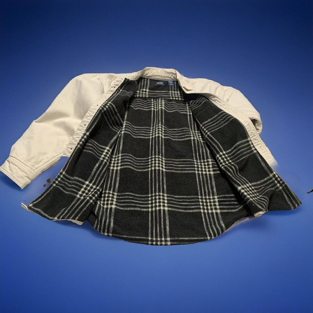 Camisa Berkley &amp; Jensen con forro blanco hueso grande para hombre