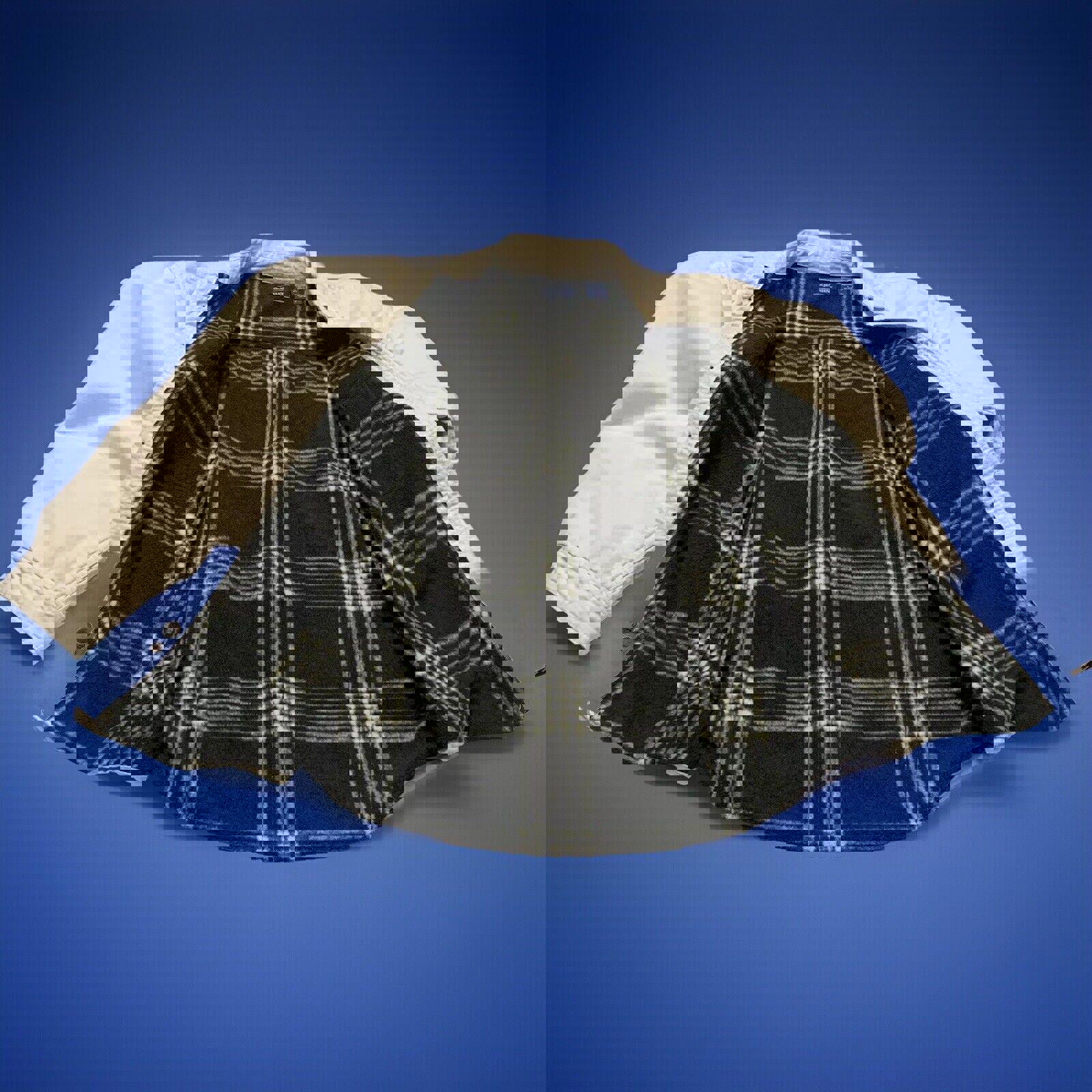 Camisa Berkley &amp; Jensen con forro blanco hueso grande para hombre