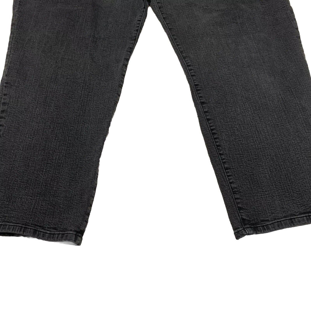 Jeans de tiro alto y control de abdomen de Style &amp; Co para mujer, talla 24W, color gris