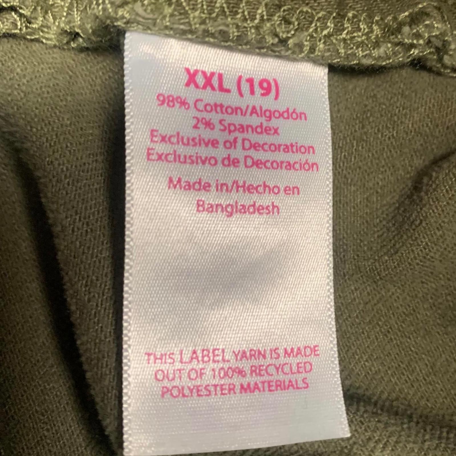 NOBO No Boundaries Overol de mezclilla verde oliva para mujer talla XXL (19) W40