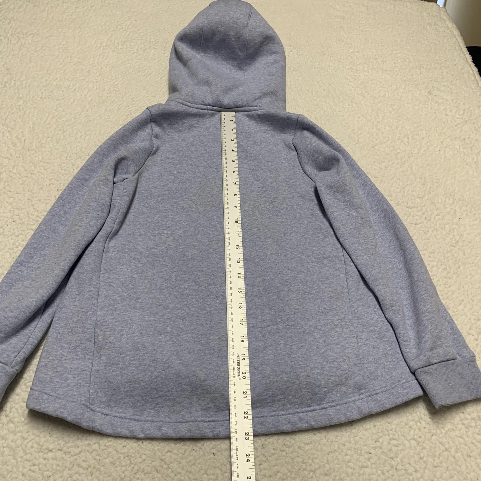 Sudadera con capucha y cremallera Nike para niña, color lavanda, talla grande