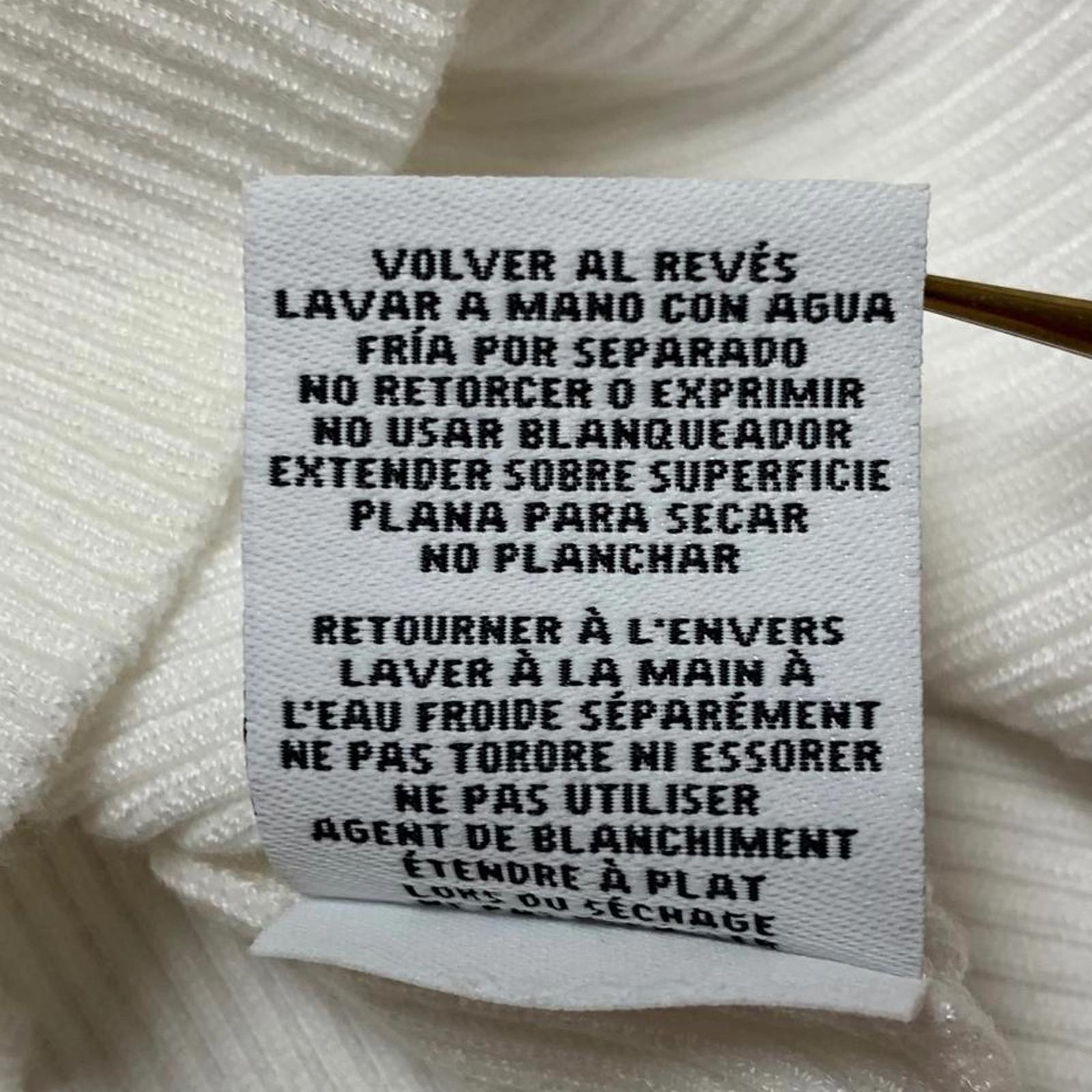 Ruby Rd. Camiseta sin mangas de punto acanalado blanco para mujer, talla XL, escote decorativo