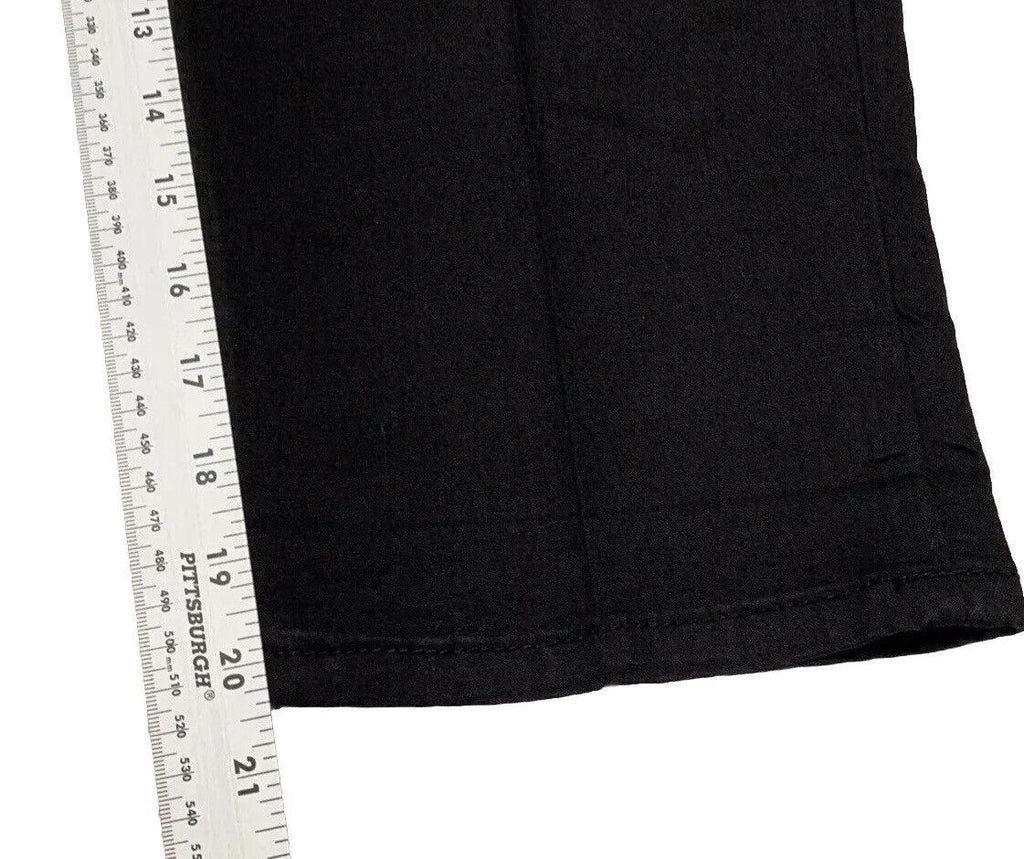 Vaqueros negros recortados Royalty By YMI para mujer, talla 16, denim elástico