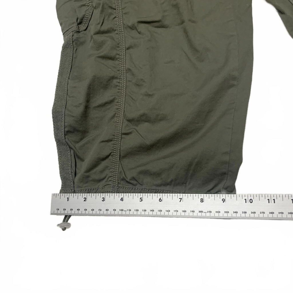 Pantalones capri cargo verde oliva para mujer, talla 16, talla 37, elásticos, de Style &amp; Co.