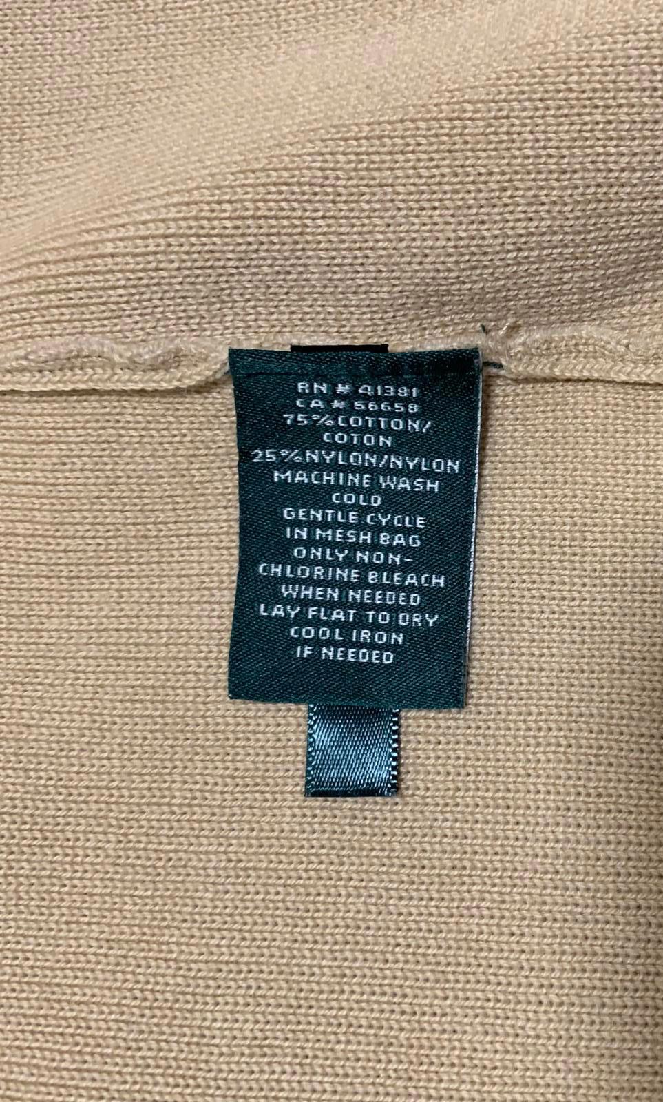 Chaqueta blazer beige Lauren Ralph Lauren para mujer, talla XL, moderna y ligera