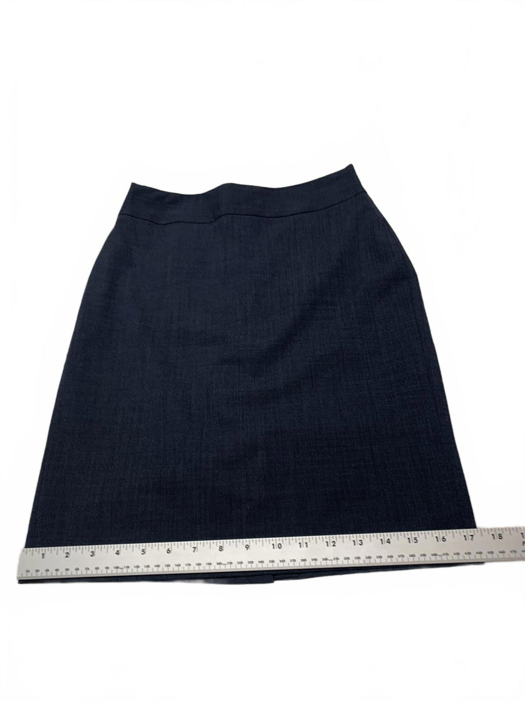 Vintage Banana Republic Womens Sz 0P Petite Navy Blue Skirt