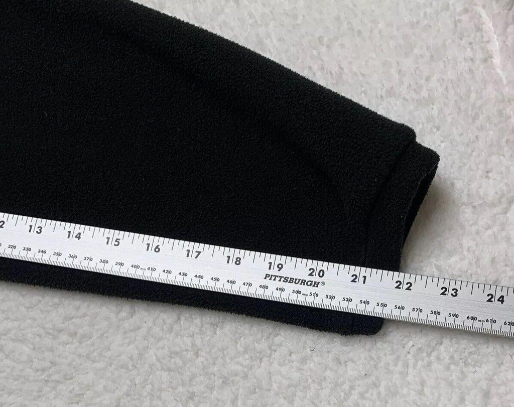 Chaqueta polar North Face para hombre, talla L, negra, con bolsillos con cremallera completa, para exteriores e invierno