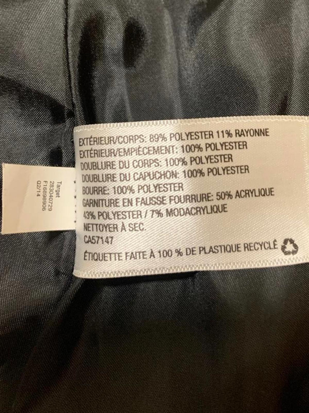 Chaleco de piel sintética Y2K Supply Co. para mujer, talla L, negro moteado, con capucha y cremallera