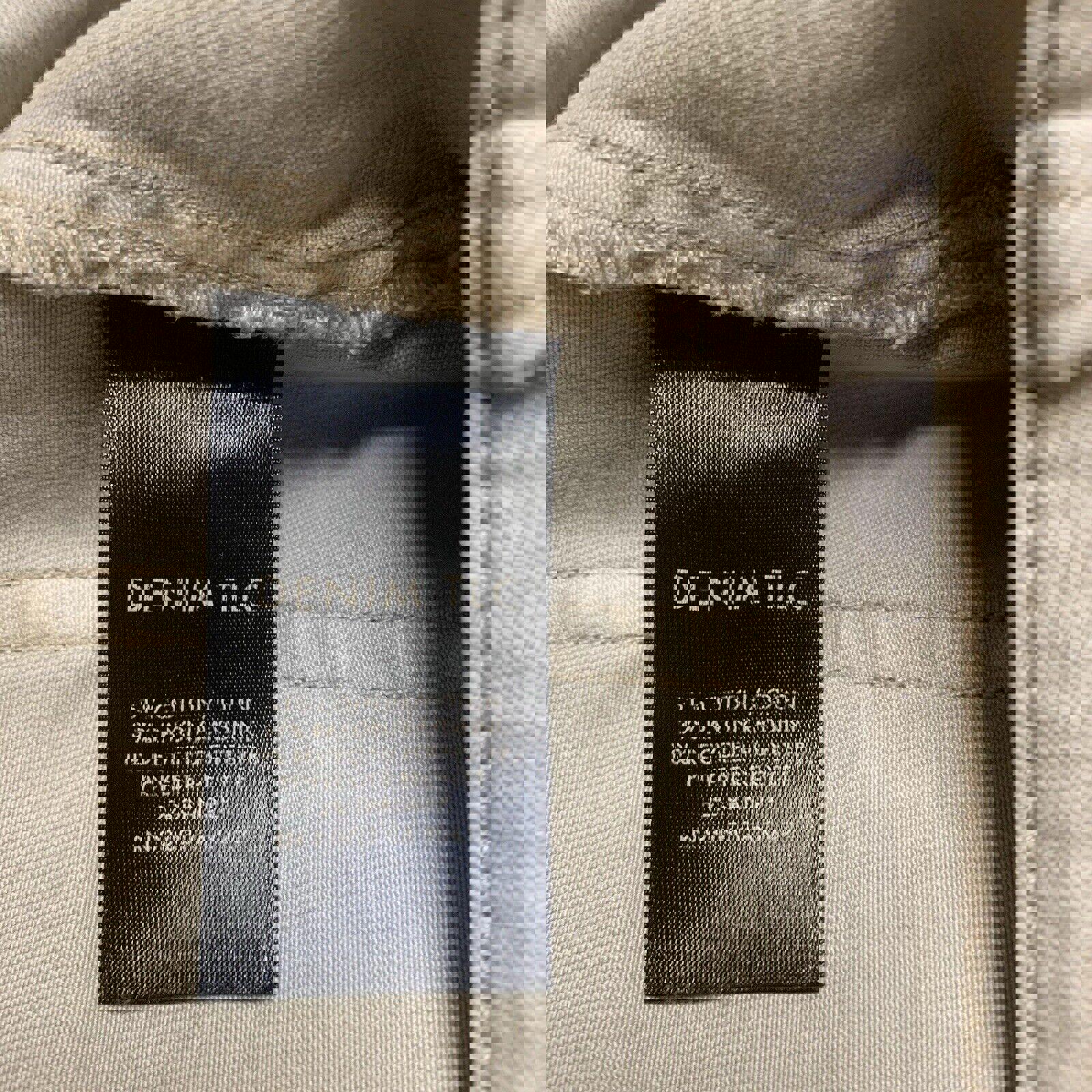 Vaqueros Nic+Zoe para mujer, talla 32, color tostado, con parche en el bolsillo delantero, color beige