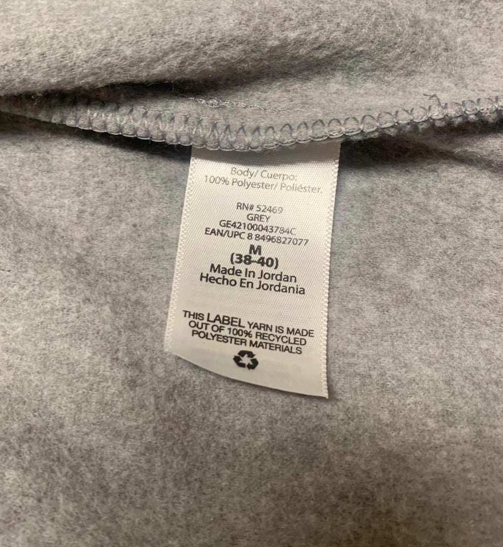 Camisa de franela abotonada gris George para hombre, talla mediana (38-40)