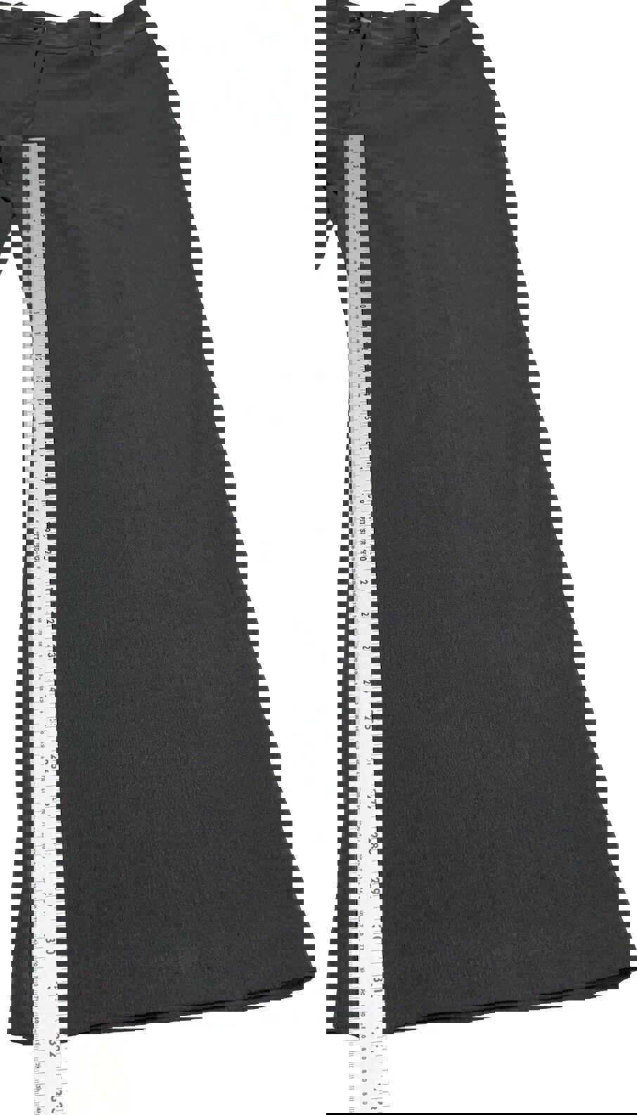 Pantalones Worthington de pierna ancha para mujer, talla 14, corte moderno, color gris