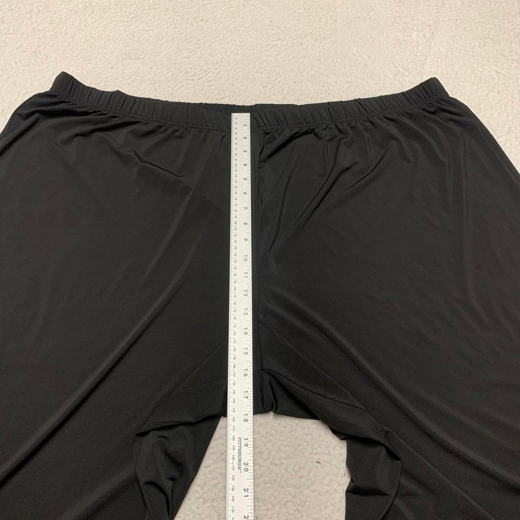 Capris negros de Jessica London para mujer, talla 30/32, cintura de 49"