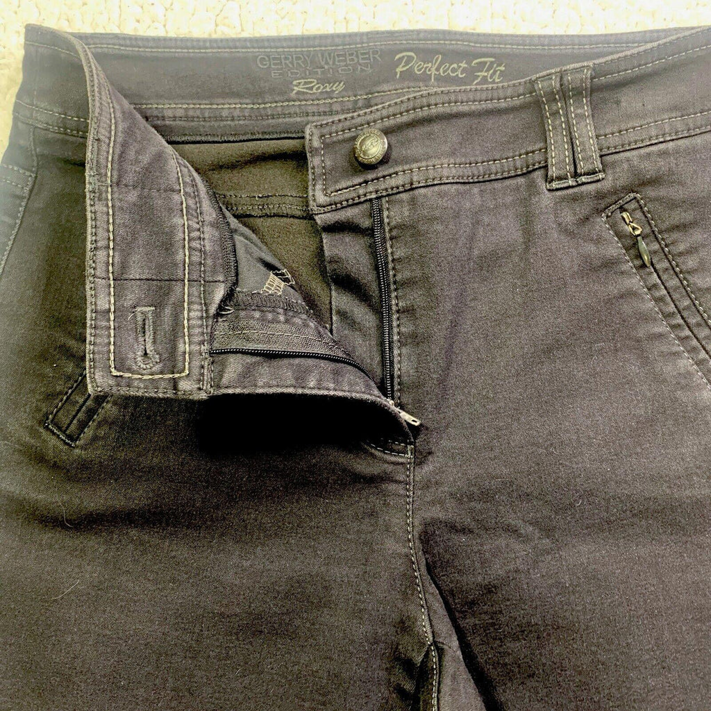 Gerry Weber Roxy Girl's Jeans Size US/C 8 Black Fit Skinny