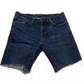 J Crew Mercantile Men's Size 34 x 32 L Dark Blue Denim Cutoff Shorts