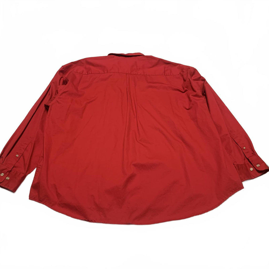 Camisa Munsingwear para hombre, con botones rojos, resistente a las arrugas, talla 3X