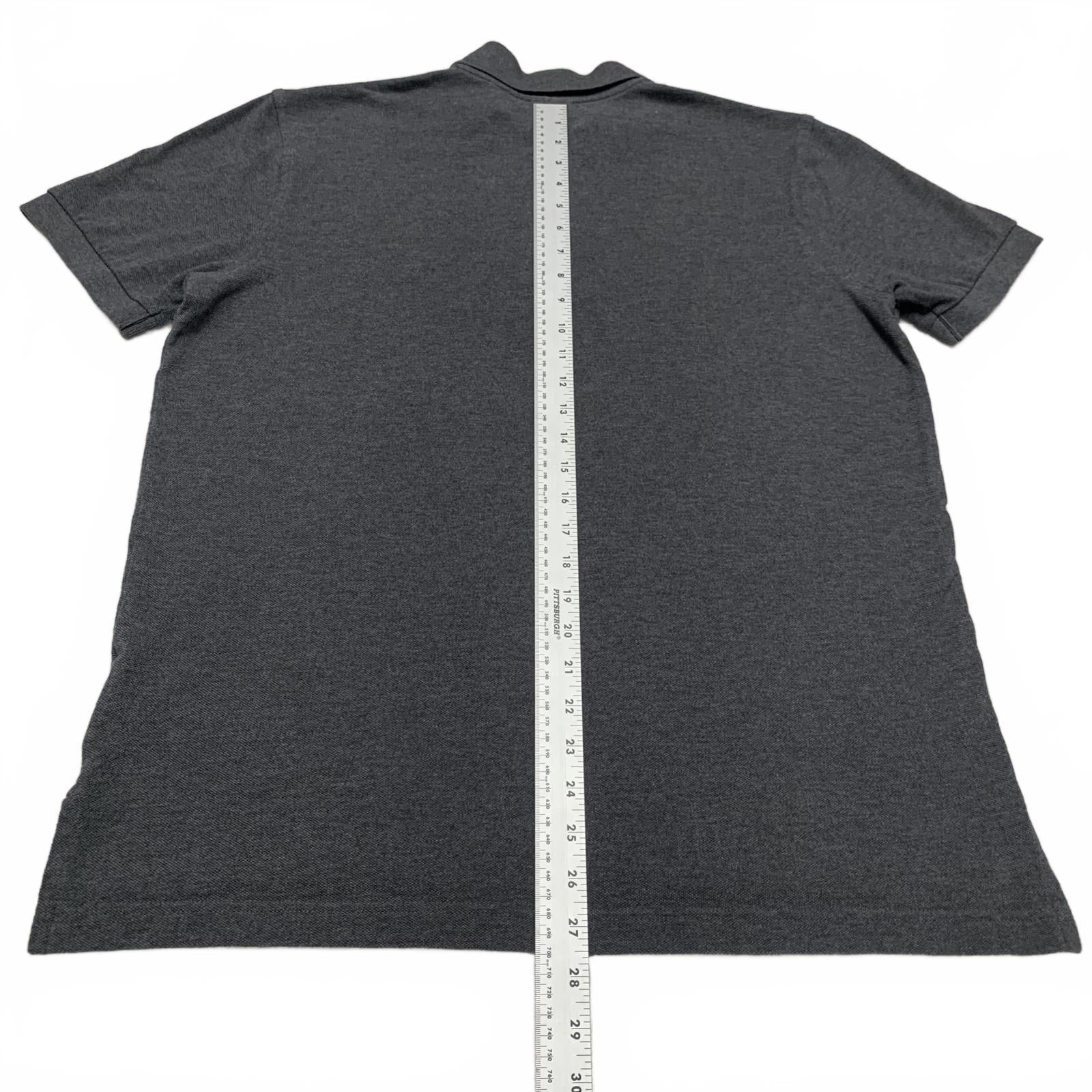Polo Brooks Brothers 1818 de algodón para hombre, talla grande, gris, de alto rendimiento y corte ajustado