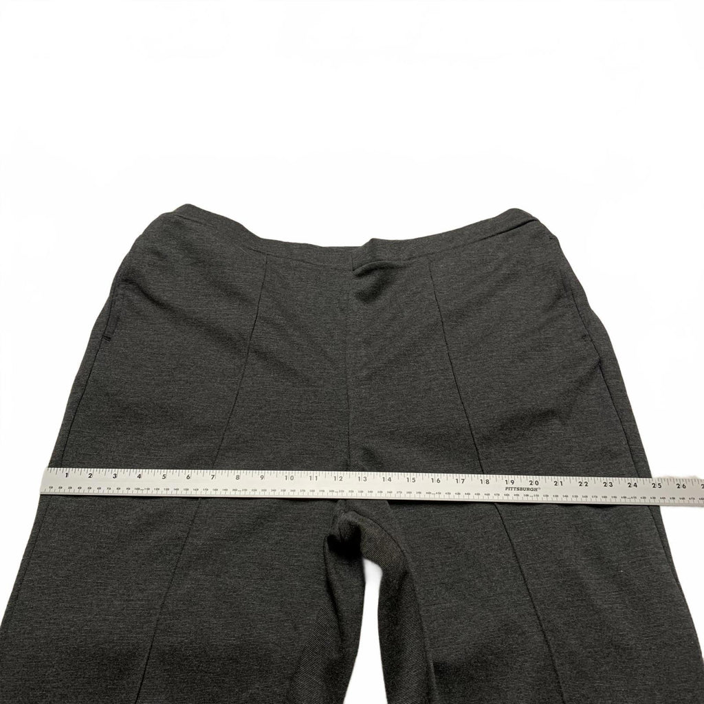 Pantalones capri grises anchos Liz &amp; Me Sport para mujer, talla 16, 38 x 26