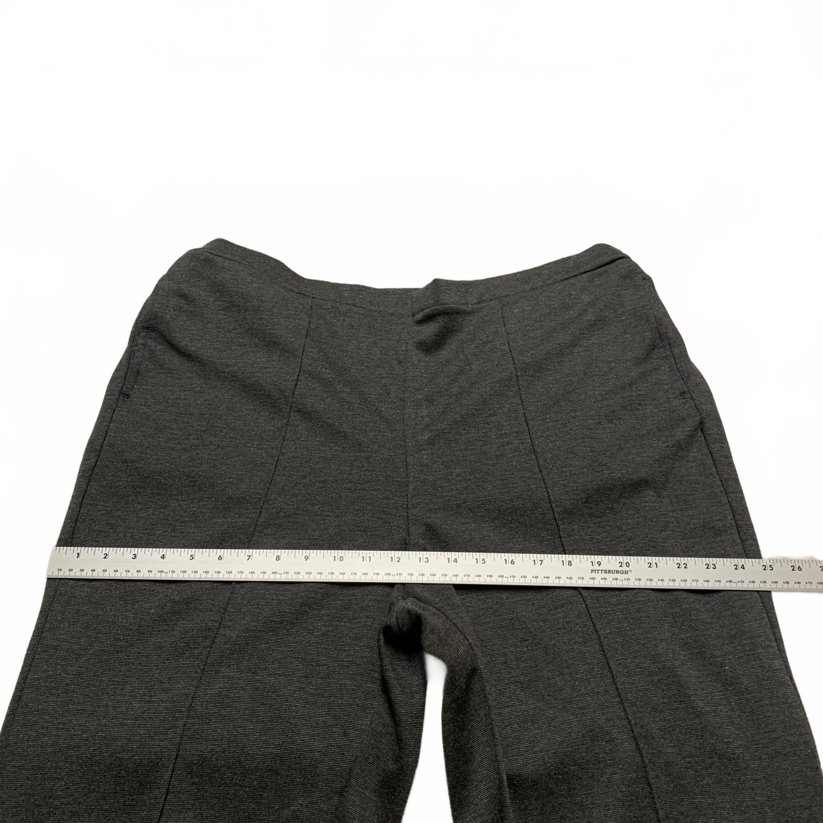 Pantalones capri grises anchos Liz &amp; Me Sport para mujer, talla 16, 38 x 26