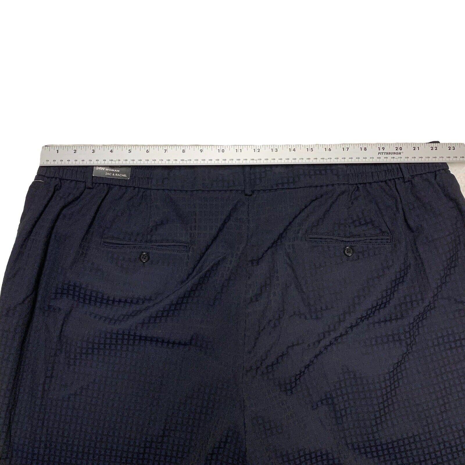 Zac & Rachel Square Pants Women’s 24W Trousers Slim Ankle Length Relaxed Chino