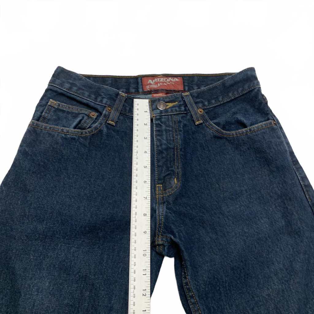 Vaqueros Arizona para mujer, talla 29, lavado azul oscuro, pierna ancha, 26,5 x 29 L