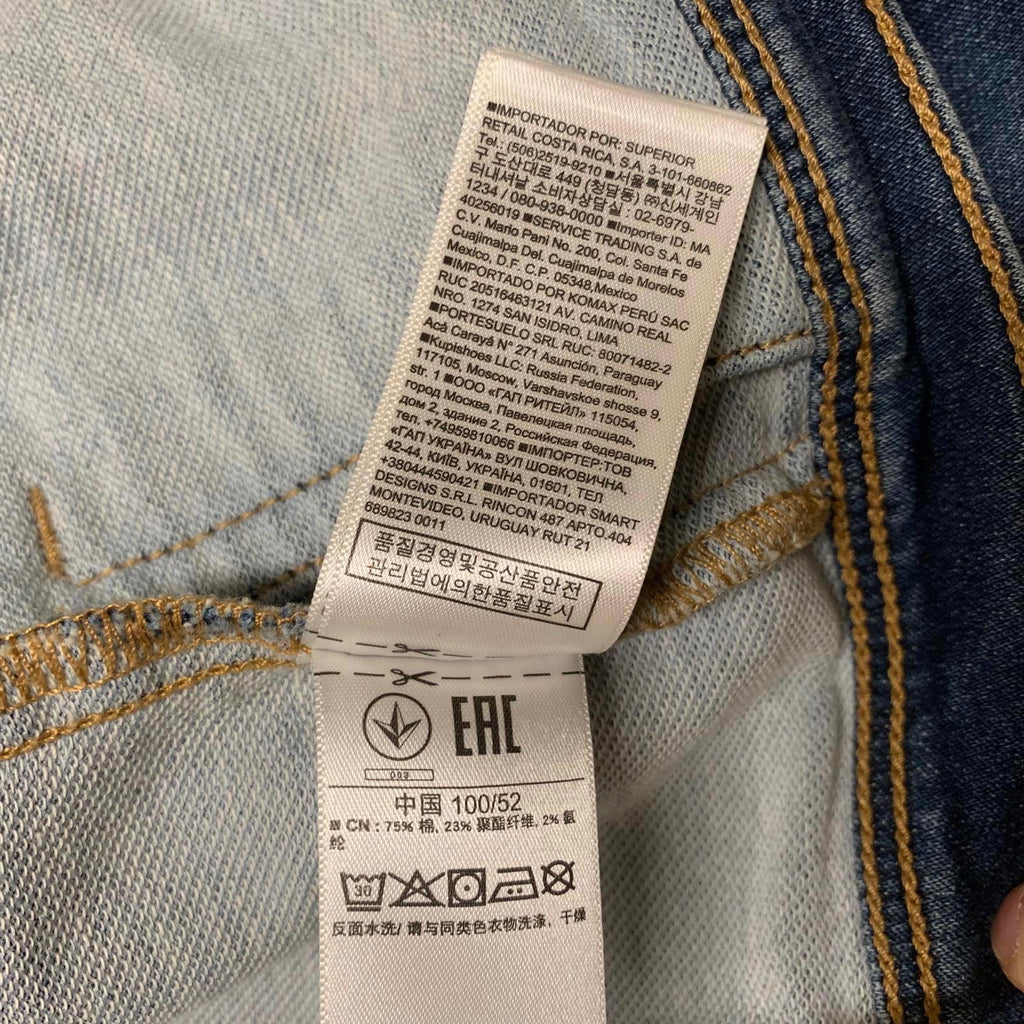 Chaqueta vaquera azul Baby Gap para niños, talla 3 años