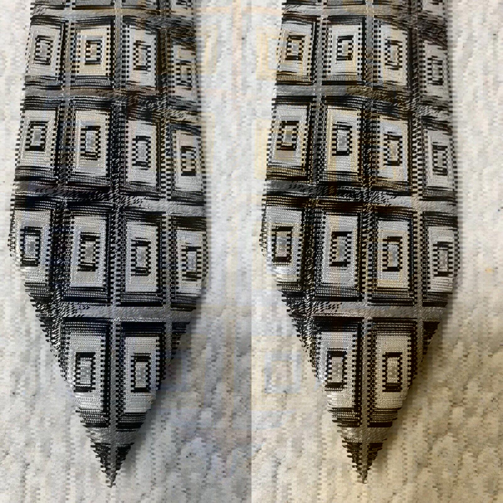 Alexander Julian Men's Geometric Ties Red Black Lot 2