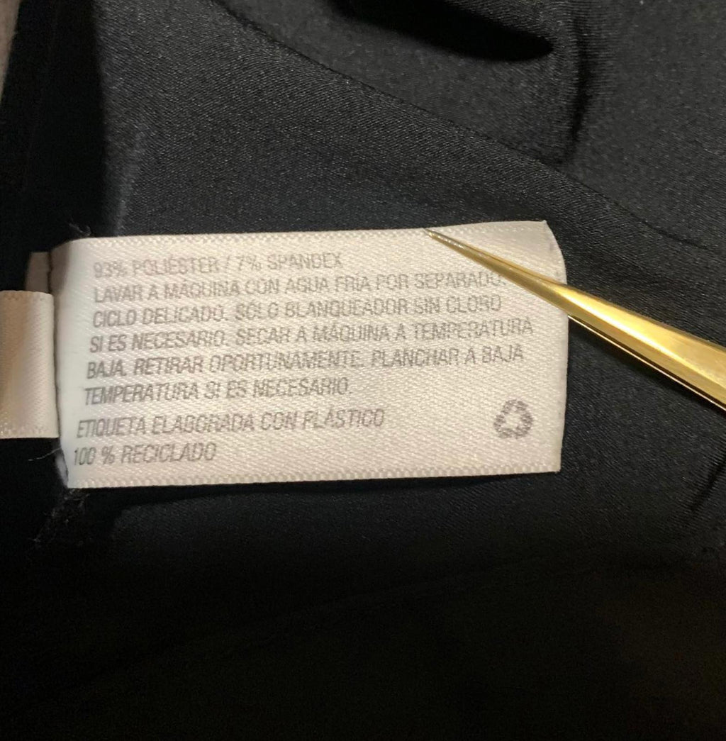 Top corto minimalista de gran tamaño con cuello en V negro para mujer, talla extragrande, de Prologue